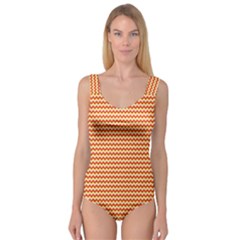 Pattern Zig Zag Stripe Geometric Princess Tank Leotard  by Ravend