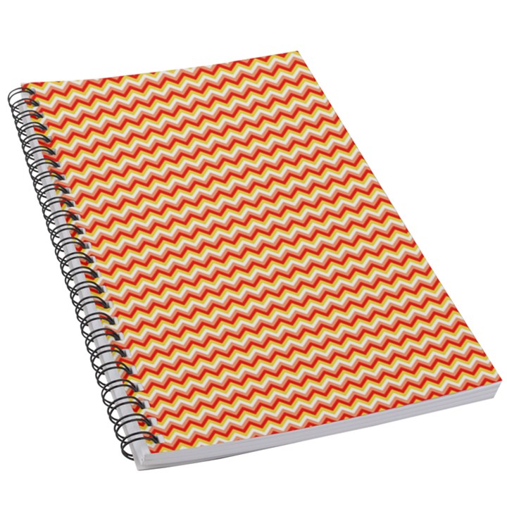 Pattern Zig Zag Stripe Geometric 5.5  x 8.5  Notebook