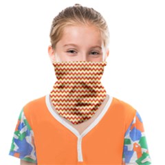 Pattern Zig Zag Stripe Geometric Face Covering Bandana (kids) by Ravend