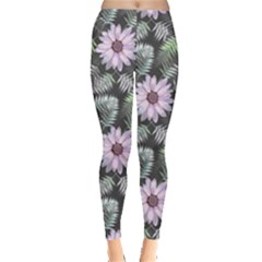 Flower  Petal  Spring Watercolor Leggings  by Ravend