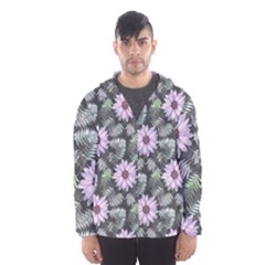 Flower  Petal  Spring Watercolor Men s Hooded Windbreaker by Ravend