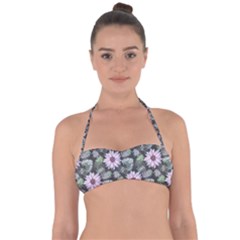 Flower  Petal  Spring Watercolor Halter Bandeau Bikini Top by Ravend