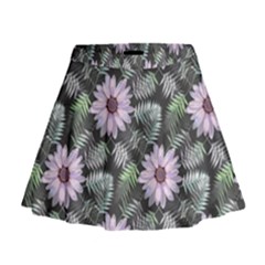 Flower  Petal  Spring Watercolor Mini Flare Skirt by Ravend