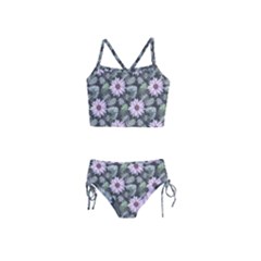 Flower  Petal  Spring Watercolor Girls  Tankini Swimsuit by Ravend