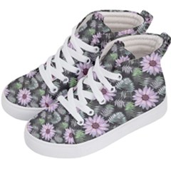 Flower  Petal  Spring Watercolor Kids  Hi-top Skate Sneakers by Ravend