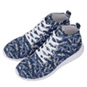 Butterflies Motif Collage Pattern Men s Lightweight High Top Sneakers View2