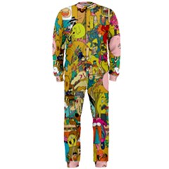 Cartoon Wallpapers Onepiece Jumpsuit (men) by Jancukart