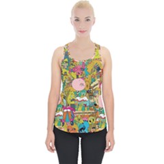 Cartoon Wallpapers Piece Up Tank Top