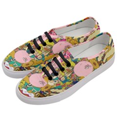 Cartoon Wallpapers Women s Classic Low Top Sneakers