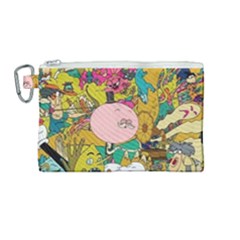 Cartoon Wallpapers Canvas Cosmetic Bag (medium)