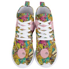 Cartoon Wallpapers Women s Lightweight High Top Sneakers