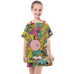 Cartoon Wallpapers Kids  One Piece Chiffon Dress