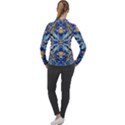 Cobalt on gold Women s Pique Long Sleeve Tee View2