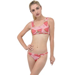 Background Watermelon Pattern Fruit The Little Details Bikini Set by Wegoenart