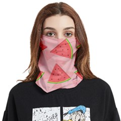 Background Watermelon Pattern Fruit Face Covering Bandana (two Sides)