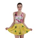 Pineapple Banana Fruit Pattern Mini Skirt View1