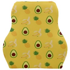 Pineapple Banana Fruit Pattern Car Seat Velour Cushion  by Wegoenart