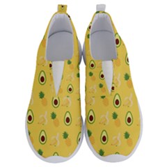 Pineapple Banana Fruit Pattern No Lace Lightweight Shoes by Wegoenart