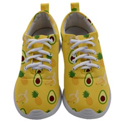 Pineapple Banana Fruit Pattern Mens Athletic Shoes by Wegoenart