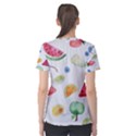 Fruit Summer Vitamin Watercolor Women s Sport Mesh Tee View2