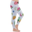 Fruit Summer Vitamin Watercolor Classic Winter Leggings View3