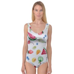 Fruit Summer Vitamin Watercolor Princess Tank Leotard 