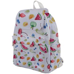 Fruit Summer Vitamin Watercolor Top Flap Backpack