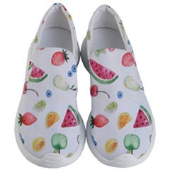 Fruit Summer Vitamin Watercolor Women s Lightweight Slip Ons