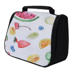 Fruit Summer Vitamin Watercolor Full Print Travel Pouch (Small)