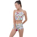 Fruit Summer Vitamin Watercolor Summer Cropped Co-Ord Set View1