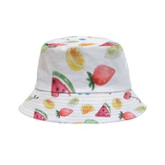 Fruit Summer Vitamin Watercolor Inside Out Bucket Hat