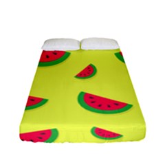 Watermelon Pattern Wallpaper Fitted Sheet (full/ Double Size) by Wegoenart