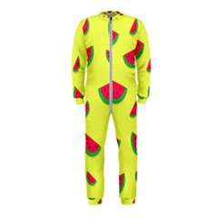 Watermelon Pattern Wallpaper Onepiece Jumpsuit (kids) by Wegoenart