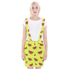 Watermelon Pattern Wallpaper Braces Suspender Skirt