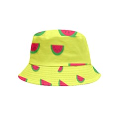 Watermelon Pattern Wallpaper Inside Out Bucket Hat (kids) by Wegoenart