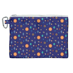 Space Sun Mercury Venus Earth Planet Galaxy Canvas Cosmetic Bag (xl) by Wegoenart