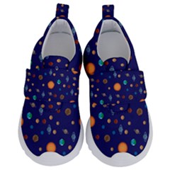 Space Sun Mercury Venus Earth Planet Galaxy Kids  Velcro No Lace Shoes by Wegoenart