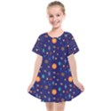 Space Sun Mercury Venus Earth Planet Galaxy Kids  Smock Dress View1