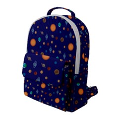 Space Sun Mercury Venus Earth Planet Galaxy Flap Pocket Backpack (large) by Wegoenart