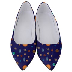 Space Sun Mercury Venus Earth Planet Galaxy Women s Low Heels by Wegoenart