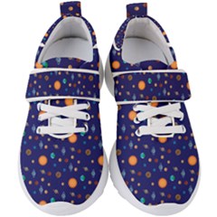 Space Sun Mercury Venus Earth Planet Galaxy Kids  Velcro Strap Shoes by Wegoenart