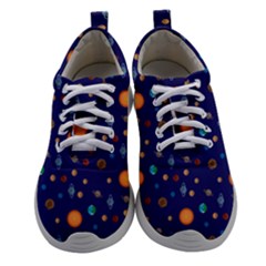 Space Sun Mercury Venus Earth Planet Galaxy Women Athletic Shoes by Wegoenart