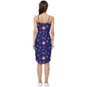 Space Sun Mercury Venus Earth Planet Galaxy Wrap Frill Dress View4