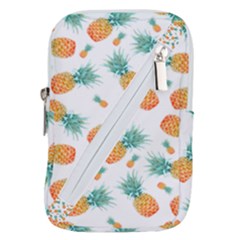 Pineapple Background Pattern Fruit Belt Pouch Bag (large) by Wegoenart