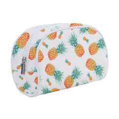 Pineapple Background Pattern Fruit Make Up Case (small) by Wegoenart