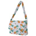 Pineapple Background Pattern Fruit Full Print Messenger Bag (M) View1