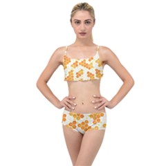 Background Wallpaper Backdrop Layered Top Bikini Set by Wegoenart