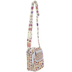 Cupcake Pattern Lollipop Shoulder Strap Belt Bag by Wegoenart