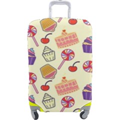 Cupcake Pattern Lollipop Luggage Cover (large) by Wegoenart