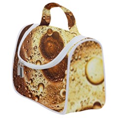 Olive Oil Bubbles Gold Oil Food Satchel Handbag